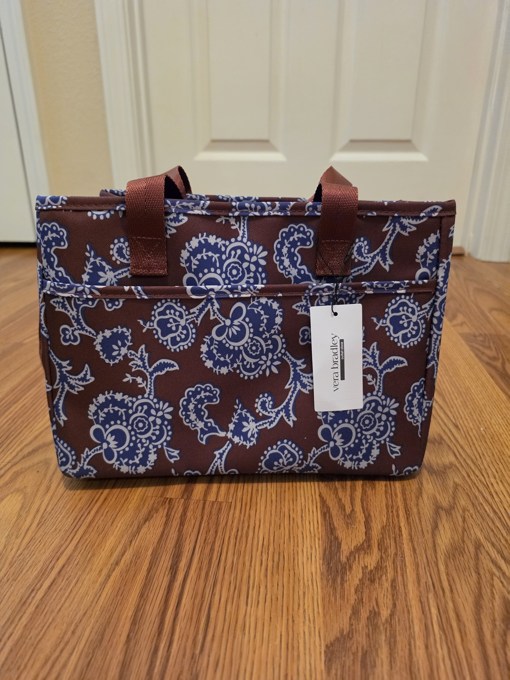 Vera Bradley Brown Floral Tote Bag